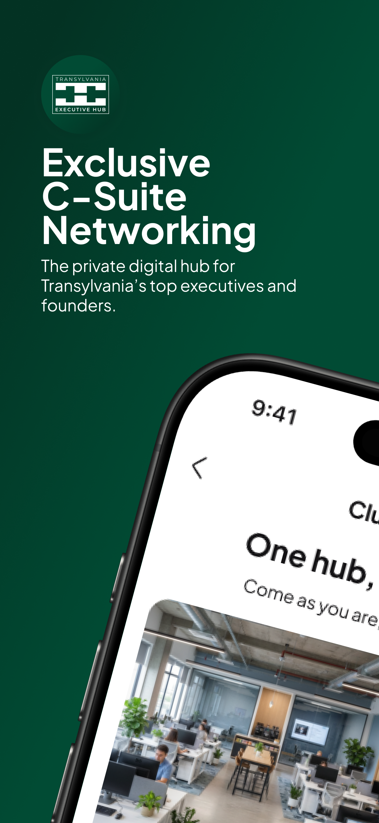Transylvania Executive Hub app preview